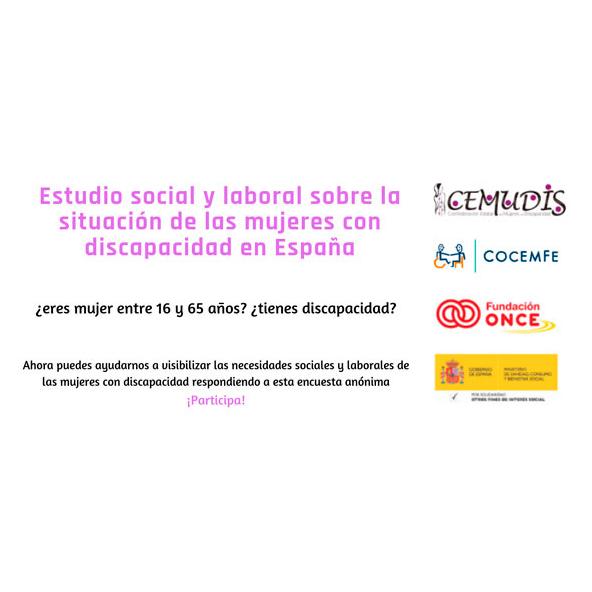 estudi d’investigació sobre la Situació Social i Laboral de les Dones amb Discapacitat a Espanya