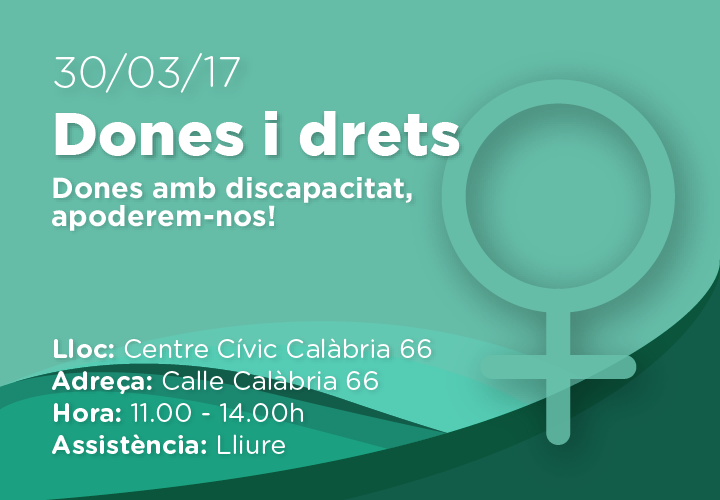 Imatge de la sessió sobre 'Dones i Drets', inclosa en les jornades Dones amb Discapacitat, apoderem-nos! 