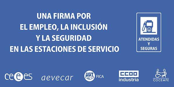 COCEMFE ha lanzado una campaña para que las estaciones de servicio cuenten con personal destacado permanentemente que asegure la atención a las personas con discapacidad. 	