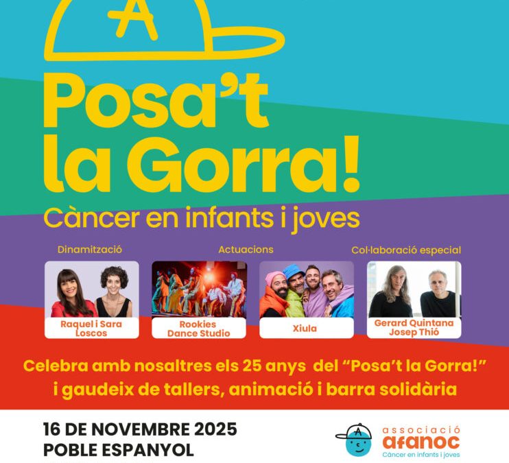 Celebrem els 25 anys del “Posa’t la Gorra!” a Barcelona!