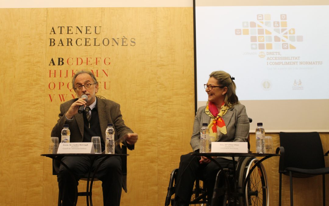 La Advocacia Catalana y COCEMFE Barcelona alertan del incumplimiento de la Ley que garantiza la accesibilidad universal a las personas con discapacidad