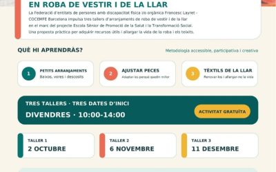 Tallers gratuïts d’arranjaments en roba de vestir i de la llar