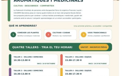 Tallers gratuïts d’herbes aromàtiques i medicinals a La CIBA